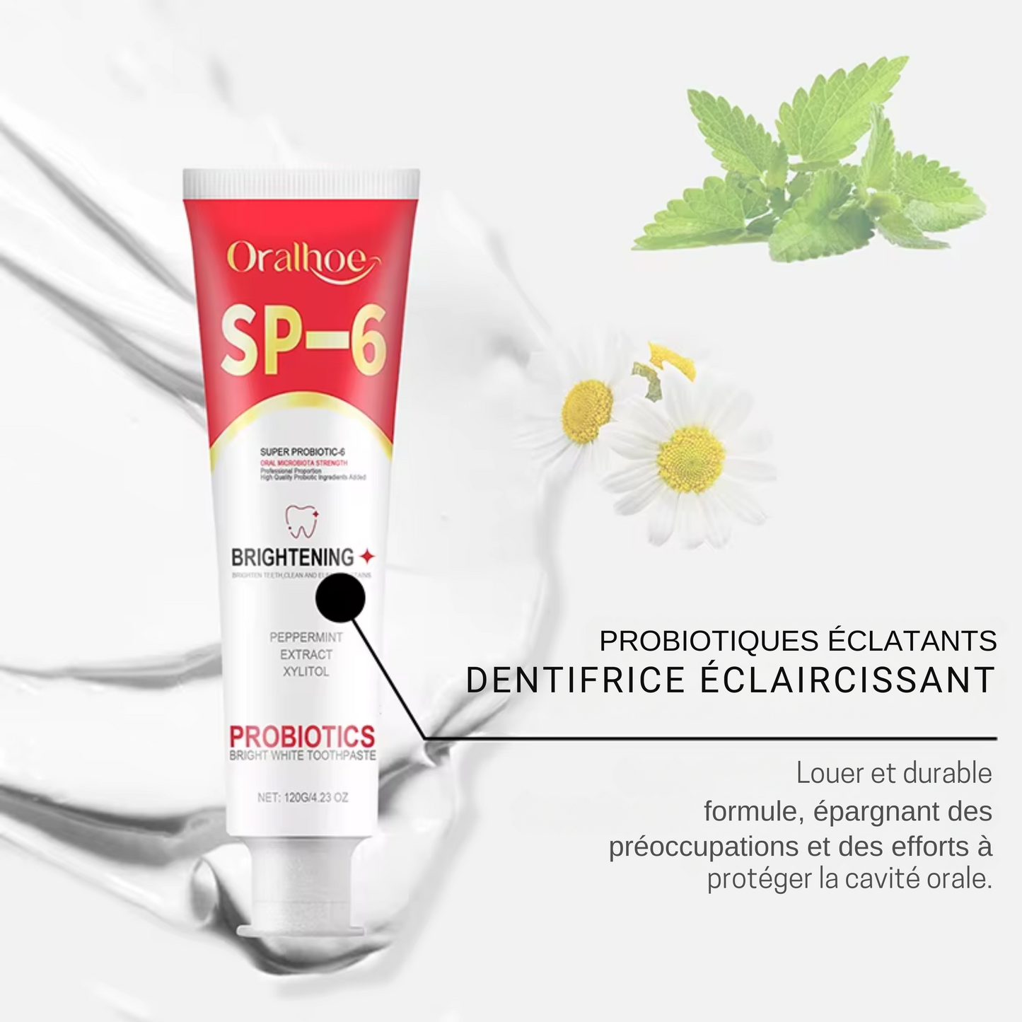 SP-6 dentifrice probiotique : 2 packs